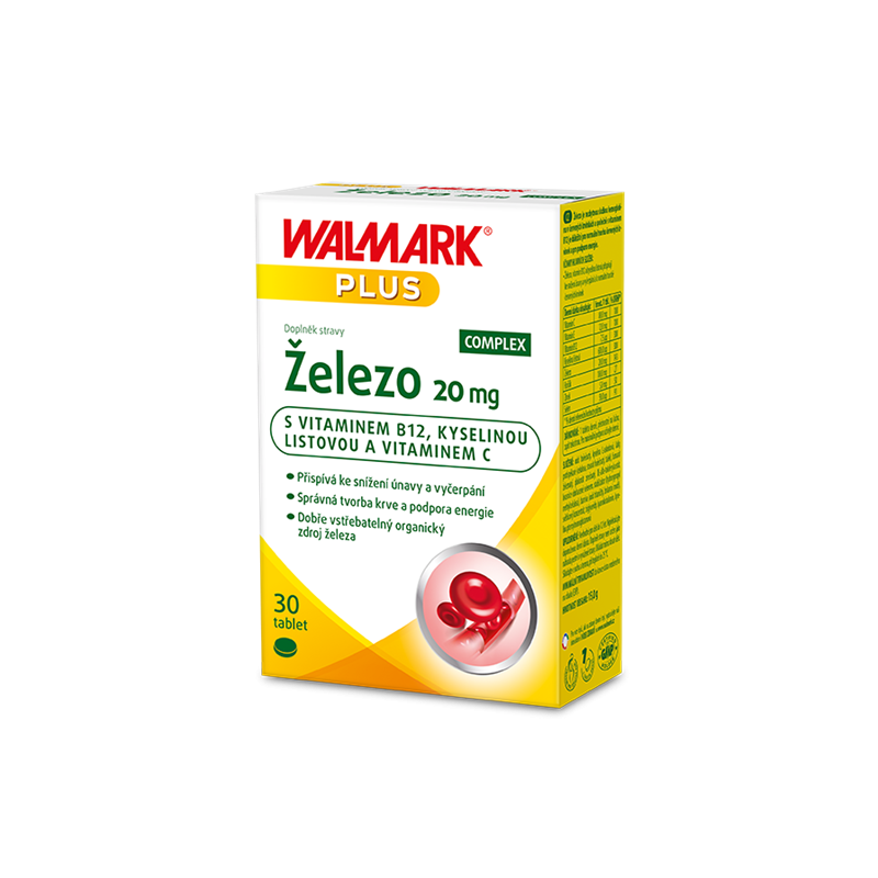 Walmark Železo 20 mg 30 tablet