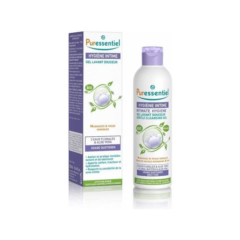 PURESSENTIEL ORGANIC Gel na intimní hygienu 250 ml