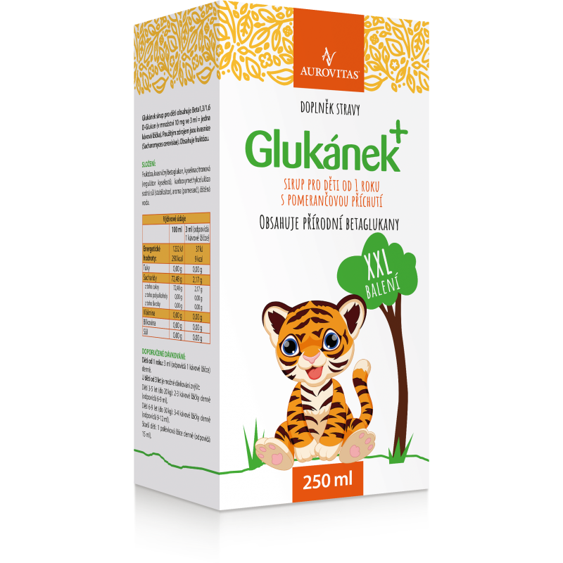 Glukánek sirup pro děti 250 ml