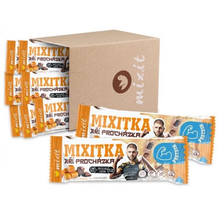 MIXIT Proteinová Mixitka Jirky Procházky Slaný karamel a čokoláda 43 g