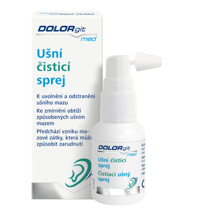 DOLORgit med ušní čisticí sprej 20 ml