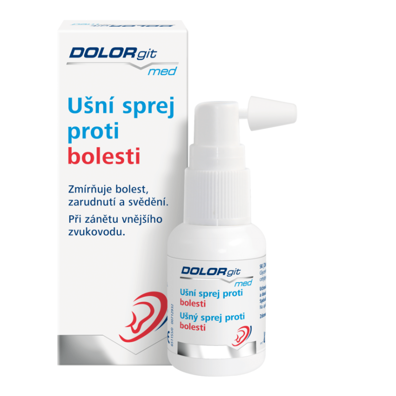 DOLORgit med ušní sprej proti bolesti 20 ml