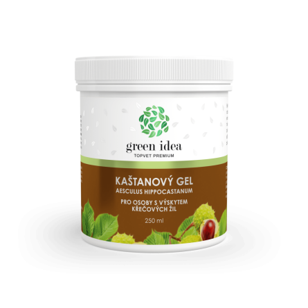 GREEN IDEA Kaštanový masážní gel 250 ml