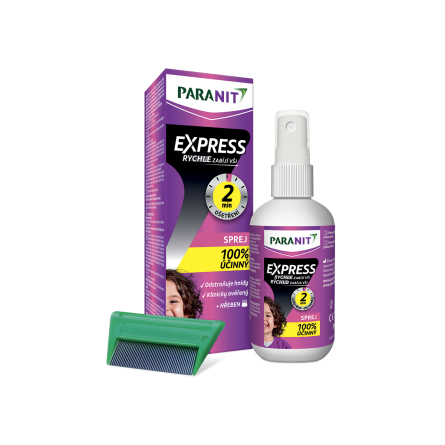 Paranit Express sprej 95 ml + hřeben