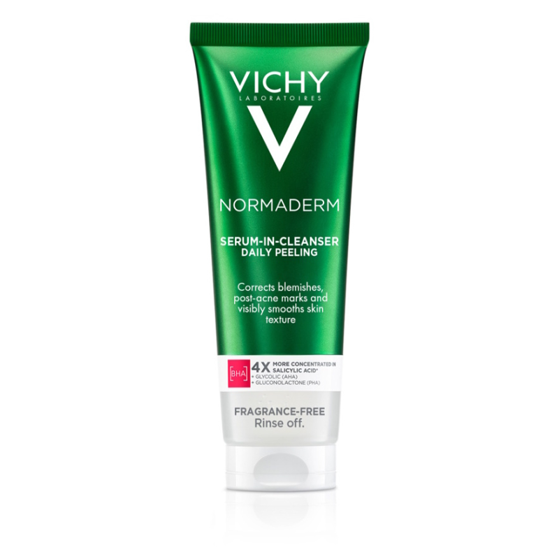 VICHY Normaderm Čisticí sérum a každodenní peeling 125 ml