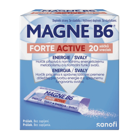 MAGNE B6 forte active 20 sáčků