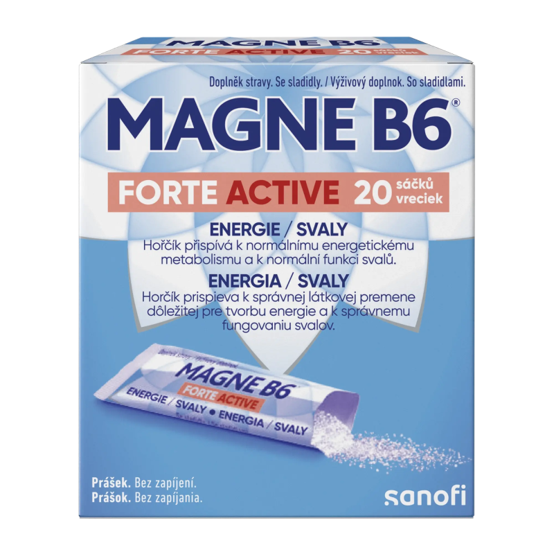 MAGNE B6 forte active 20 sáčků