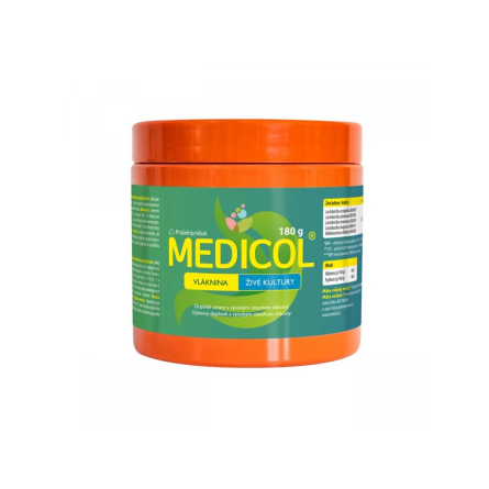 MEDICOL vláknina/živé kultury 180 g