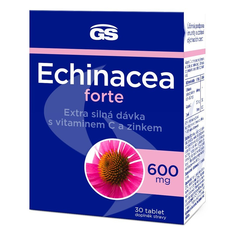 GS Echinacea forte 600 + vitamin C 30 tablet