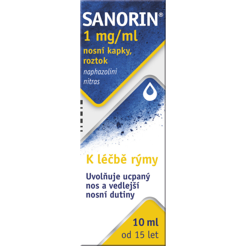 SANORIN 1 mg/ml nosní kapky 10 ml