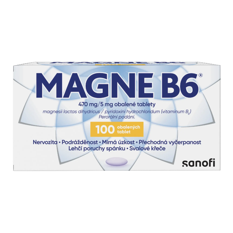 MAGNE B6 470 mg/5 mg 100 tablet