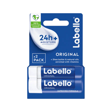 LABELLO Original balzám na rty duopack 2x 4,8 g