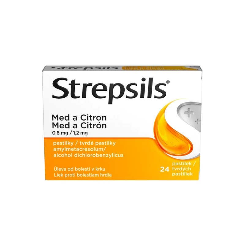 STREPSILS Med a citron 24 pastilek