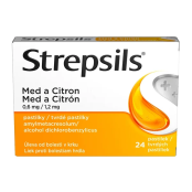 STREPSILS Med a citron 24 pastilek