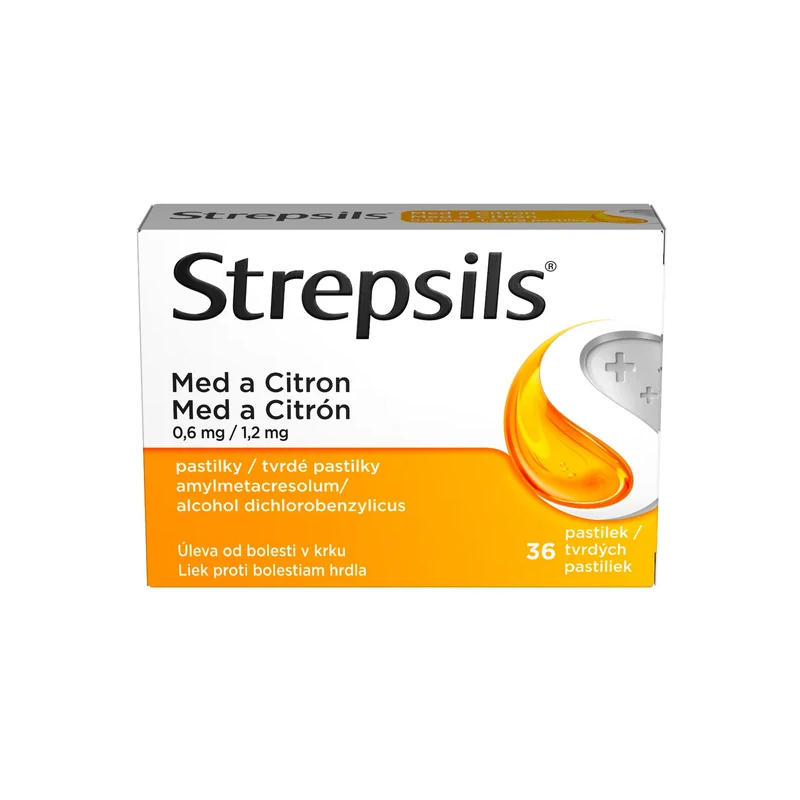 STREPSILS Med a citron 36 pastilek