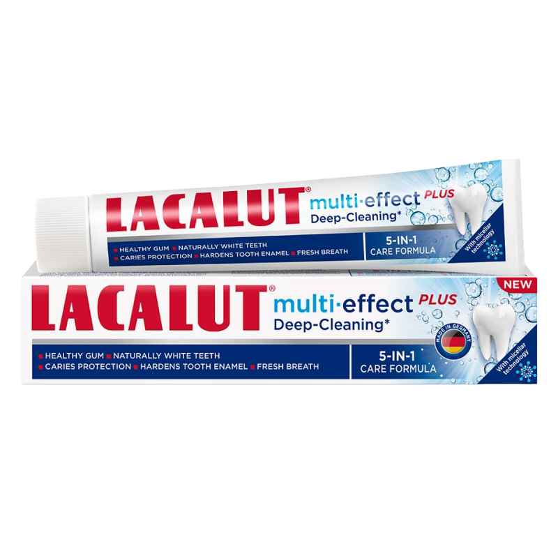 Lacalut Multi effect PLUS micelární zubní pasta 75 ml