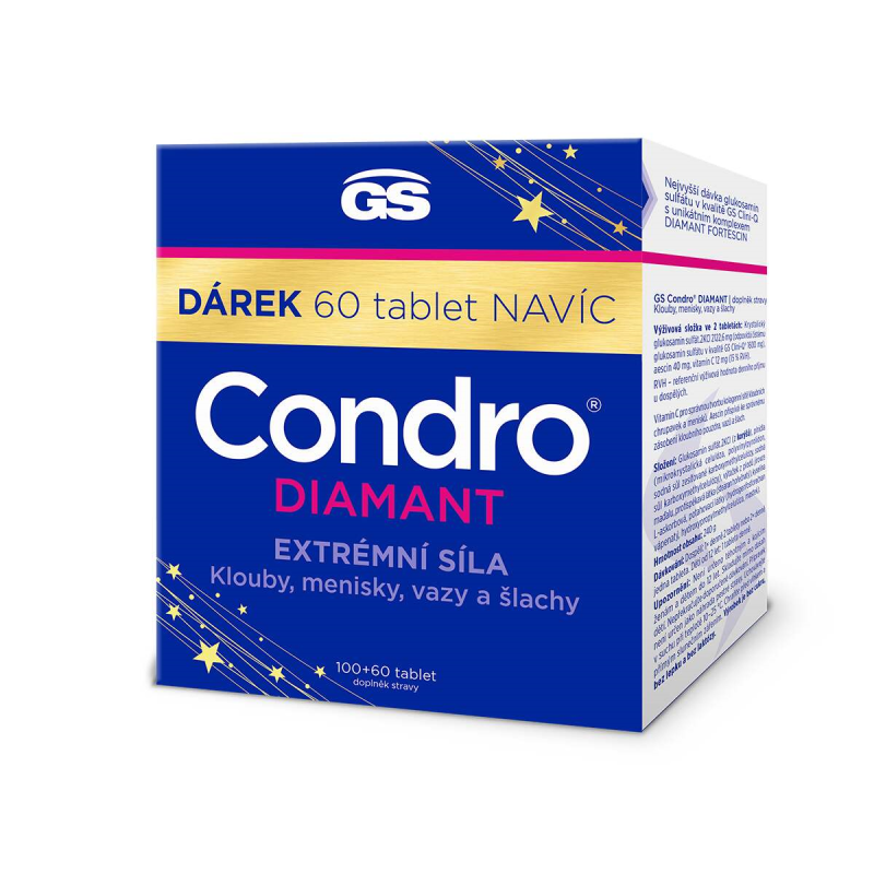 GS Condro Diamant 100+60 tablet dárkové balení