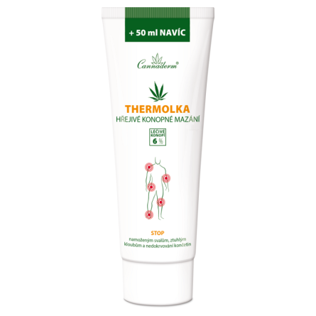 Cannaderm Thermolka Hřejivé konopné mazání 250 ml