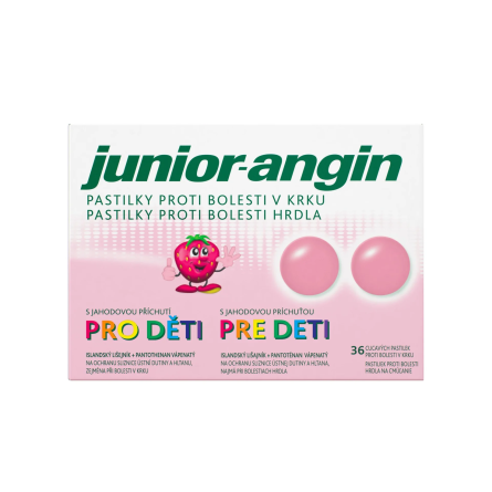 Junior-angin pastilky pro děti 36 ks