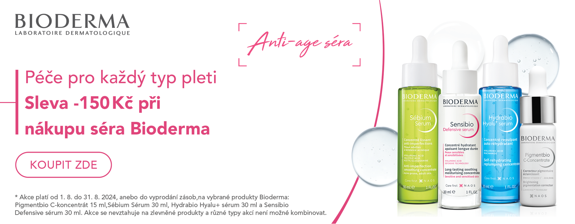 Bioderma -150 Kč 